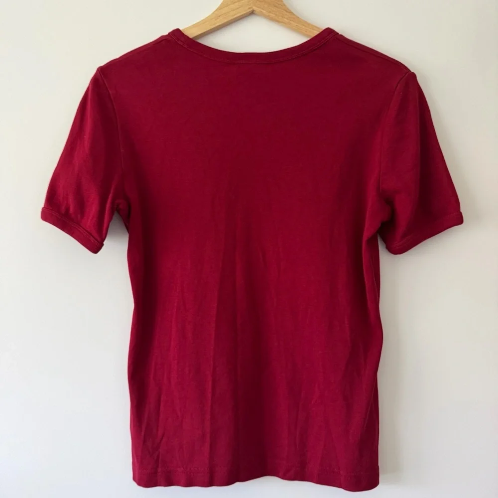 Courreges red crewneck tee - Picture 2 of 3